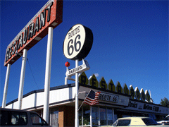 Route 66 restaurant in Santa Rosa, New Mexico